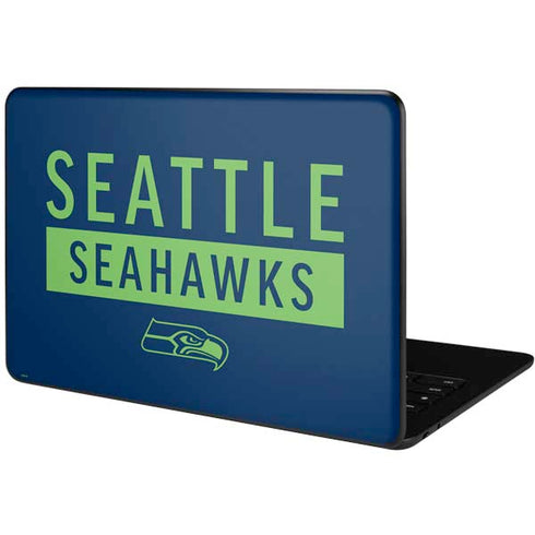 NFL Seattle Seahawks Blue Performance Series Google Pixelbook Go Skin